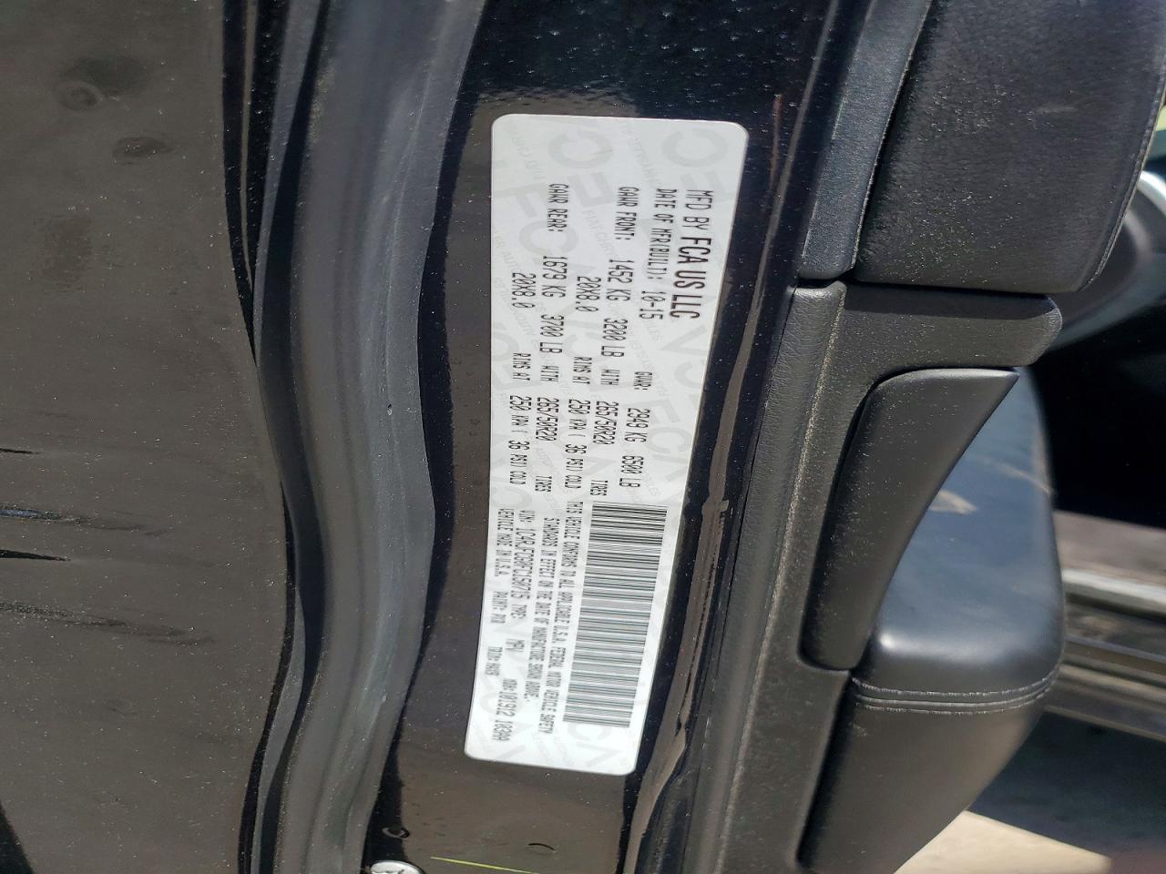 2015 Jeep Grand Cherokee Overland Черный vin: 1C4RJFCG0FC150715