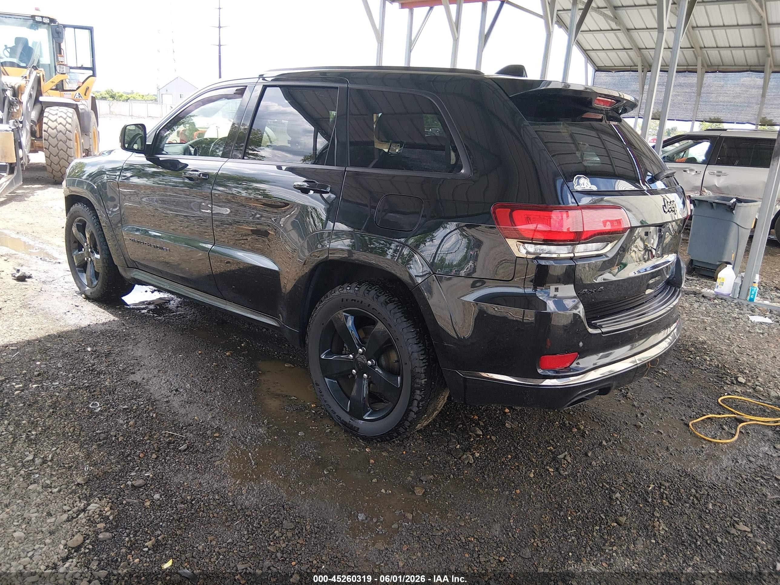 2015 Jeep Grand Cherokee High Altitude Black vin: 1C4RJFCG0FC208290