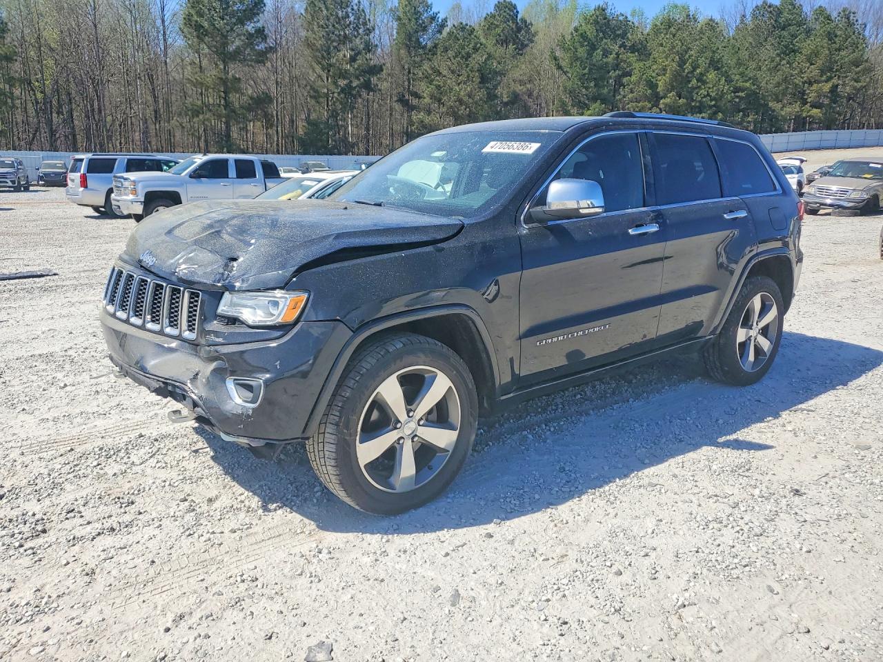 2015 Jeep Grand Cherokee Overland Black vin: 1C4RJFCG0FC619995