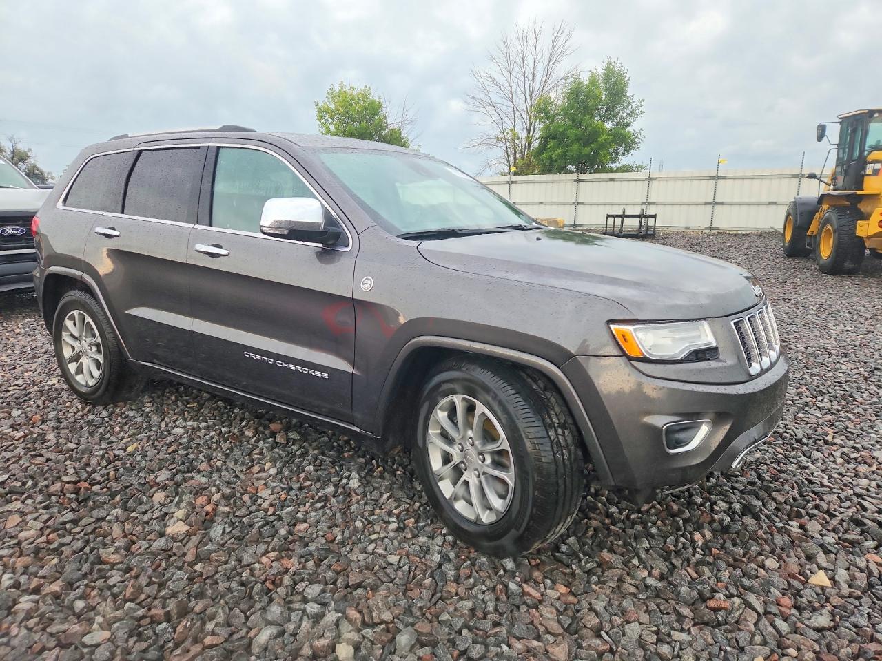 2015 Jeep Grand Cherokee Overland Серый vin: 1C4RJFCG0FC661468