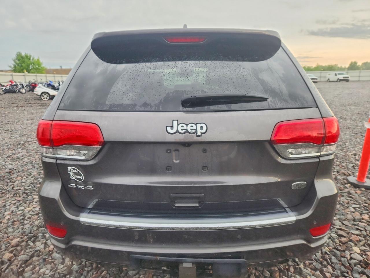 2015 Jeep Grand Cherokee Overland Серый vin: 1C4RJFCG0FC661468