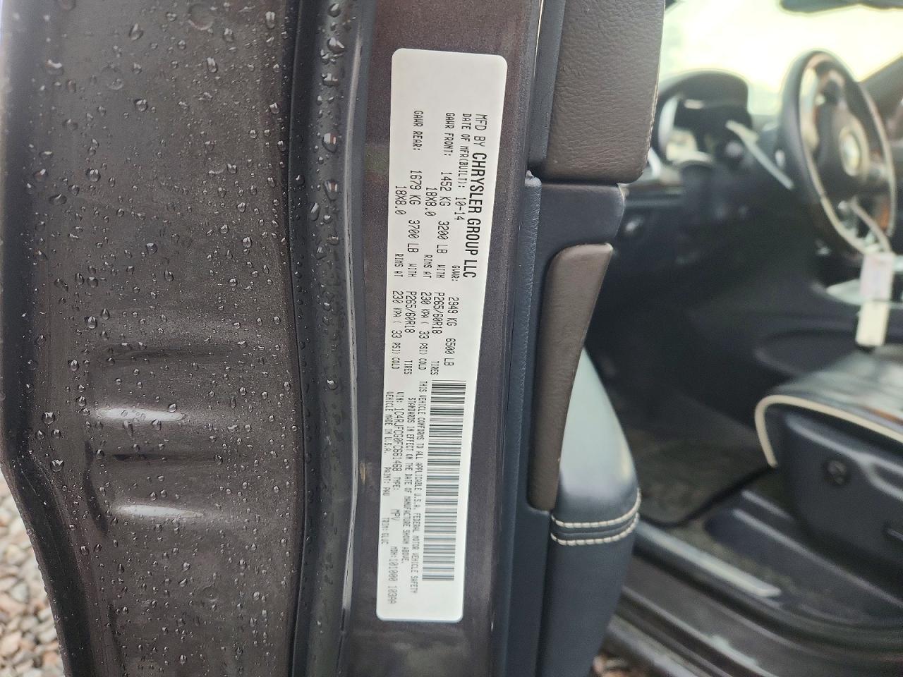 2015 Jeep Grand Cherokee Overland Серый vin: 1C4RJFCG0FC661468