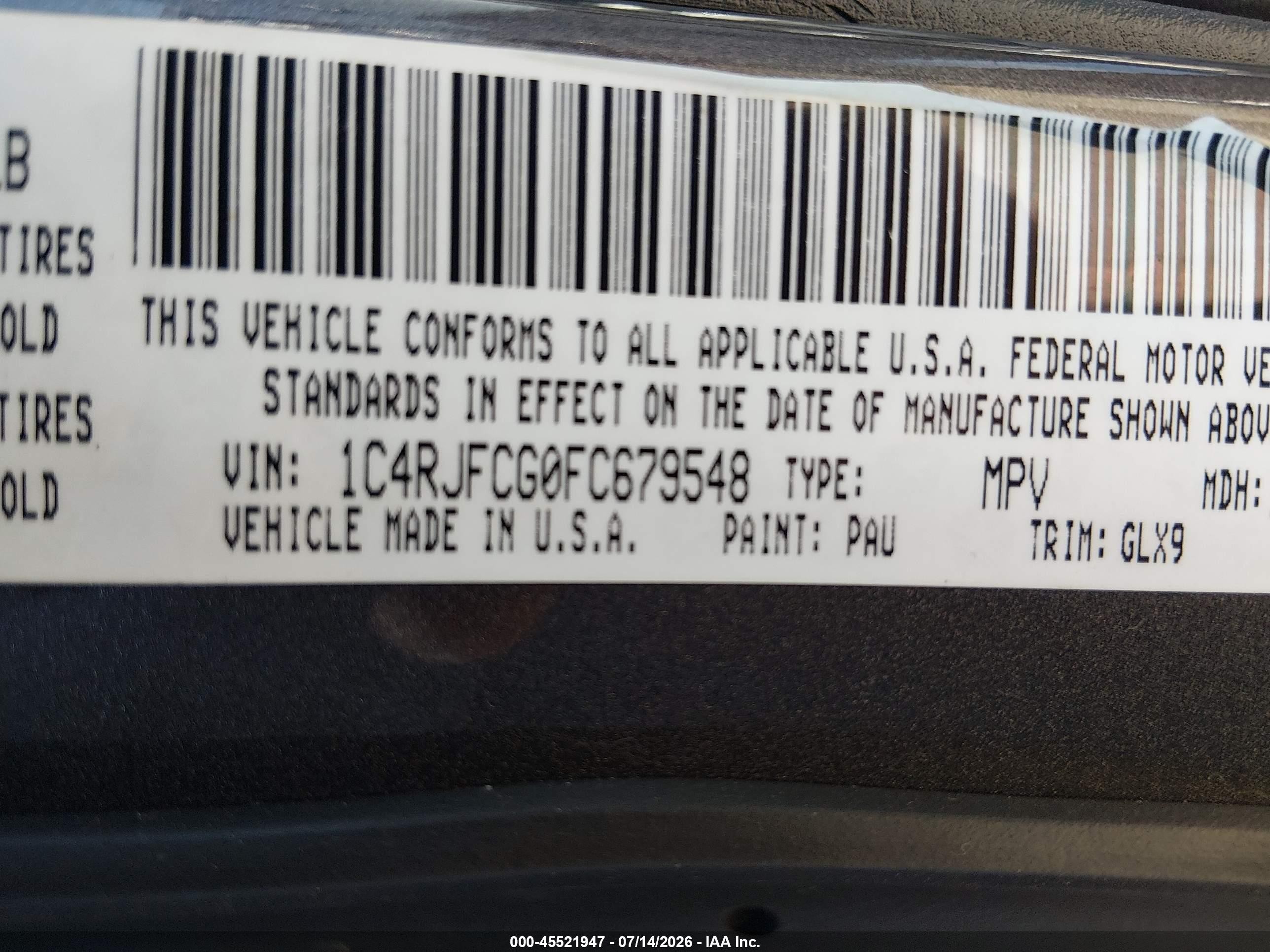 2015 Jeep Grand Cherokee Overland Gray vin: 1C4RJFCG0FC679548