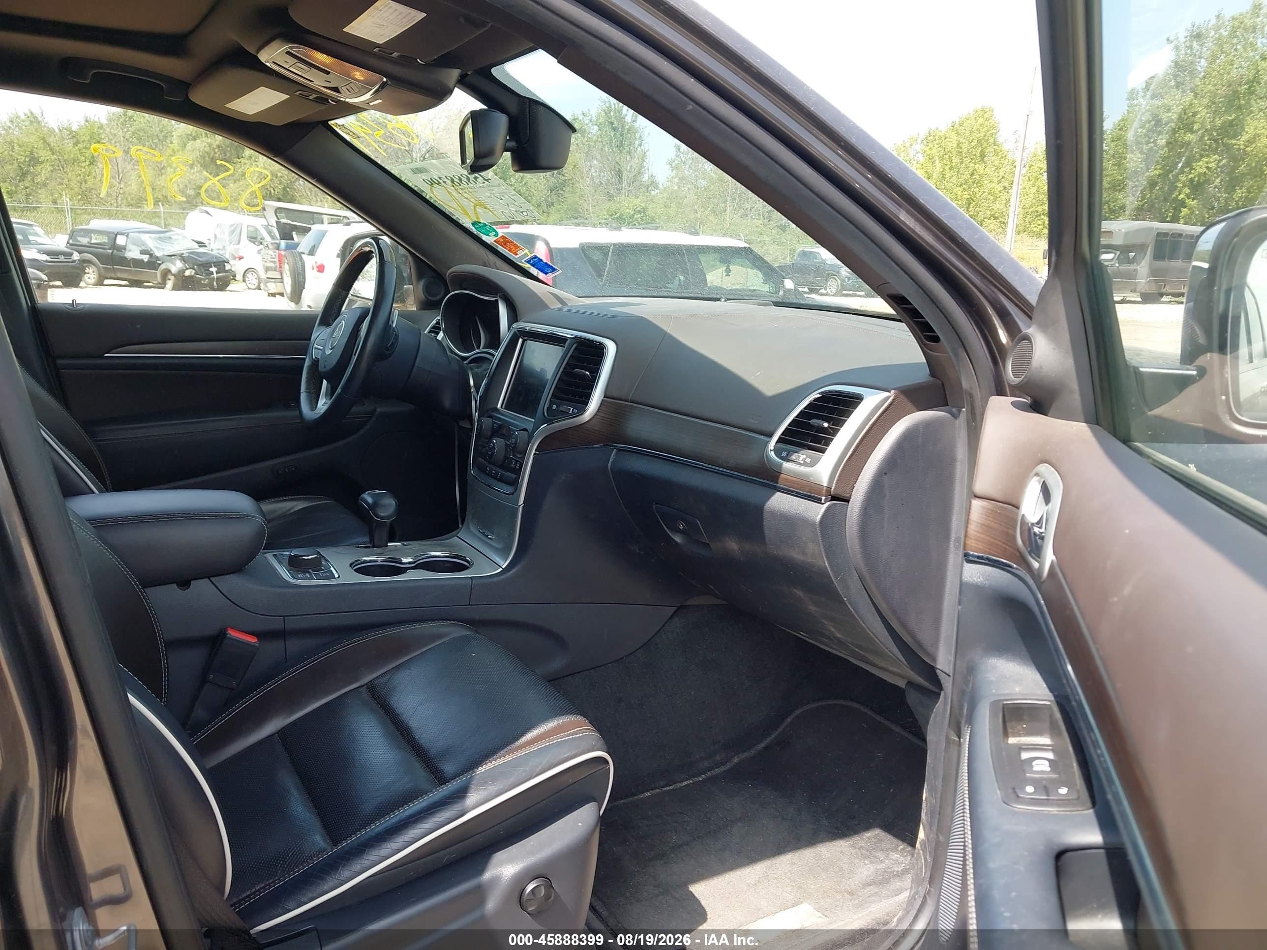 2015 Jeep Grand Cherokee Overland Gray vin: 1C4RJFCG0FC704741