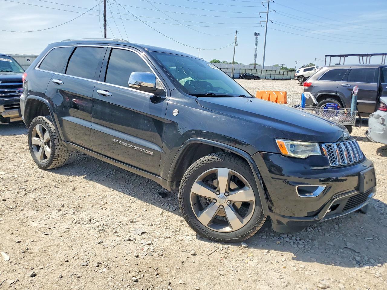 2017 Jeep Grand Cherokee Overland Черный vin: 1C4RJFCG0HC630823