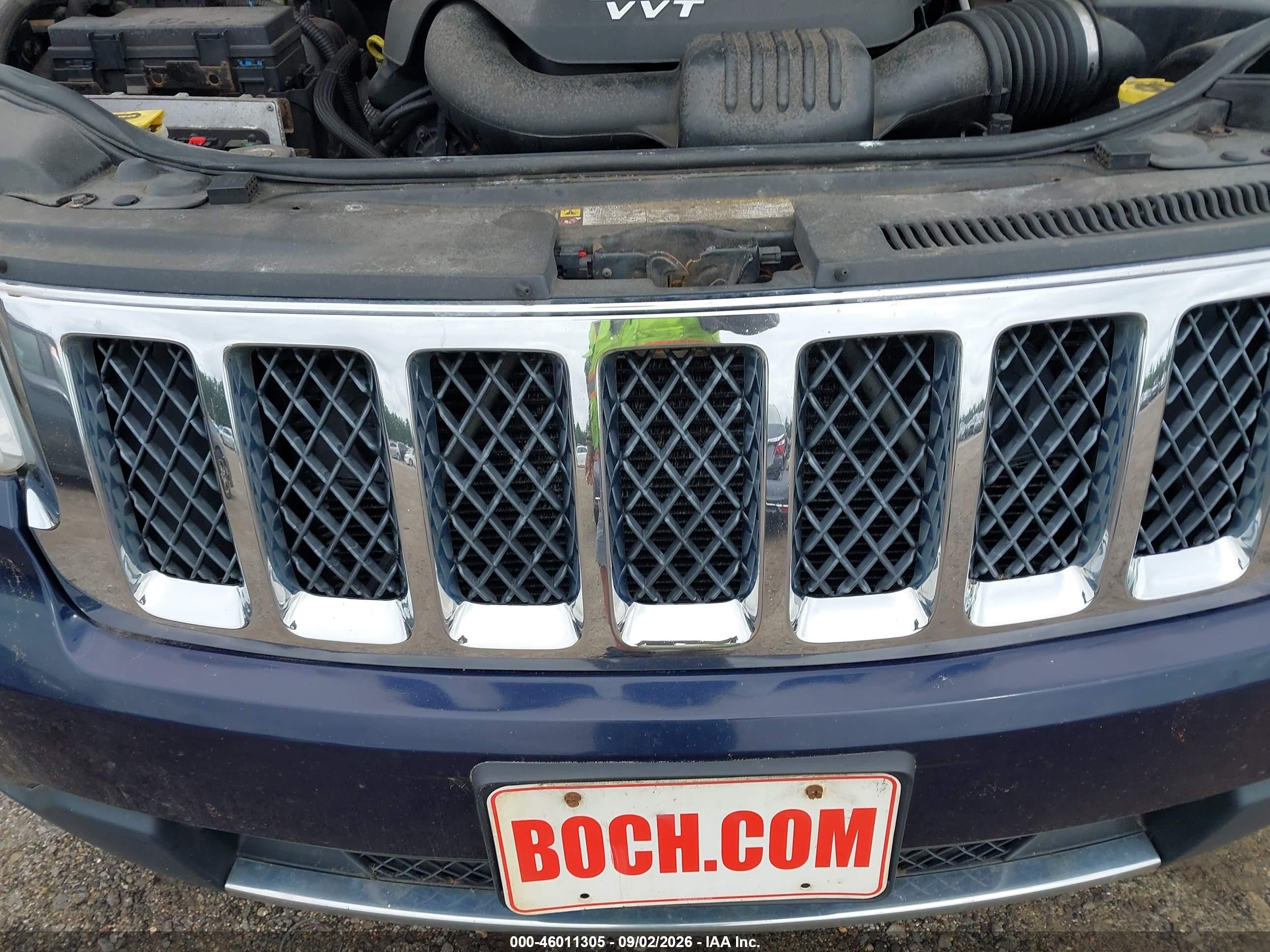 2012 Jeep Grand Cherokee Overland Blue vin: 1C4RJFCG1CC220704