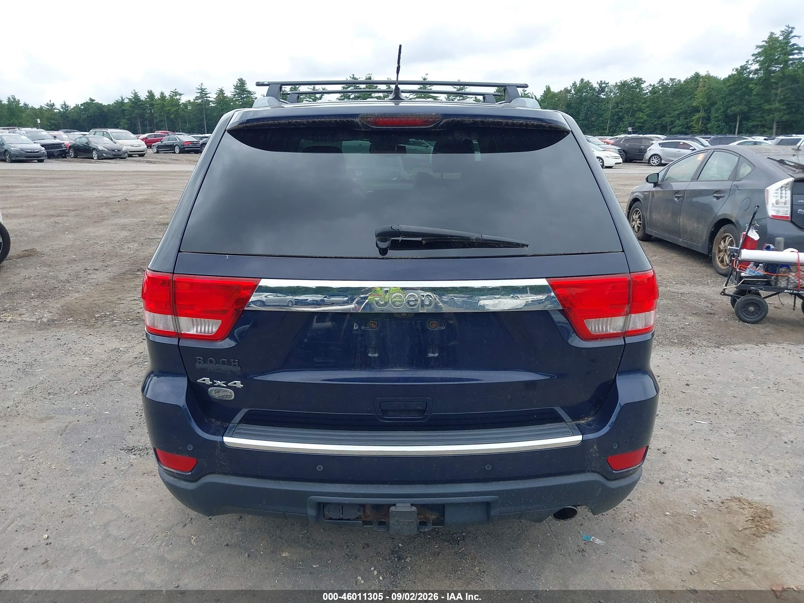 2012 Jeep Grand Cherokee Overland Blue vin: 1C4RJFCG1CC220704