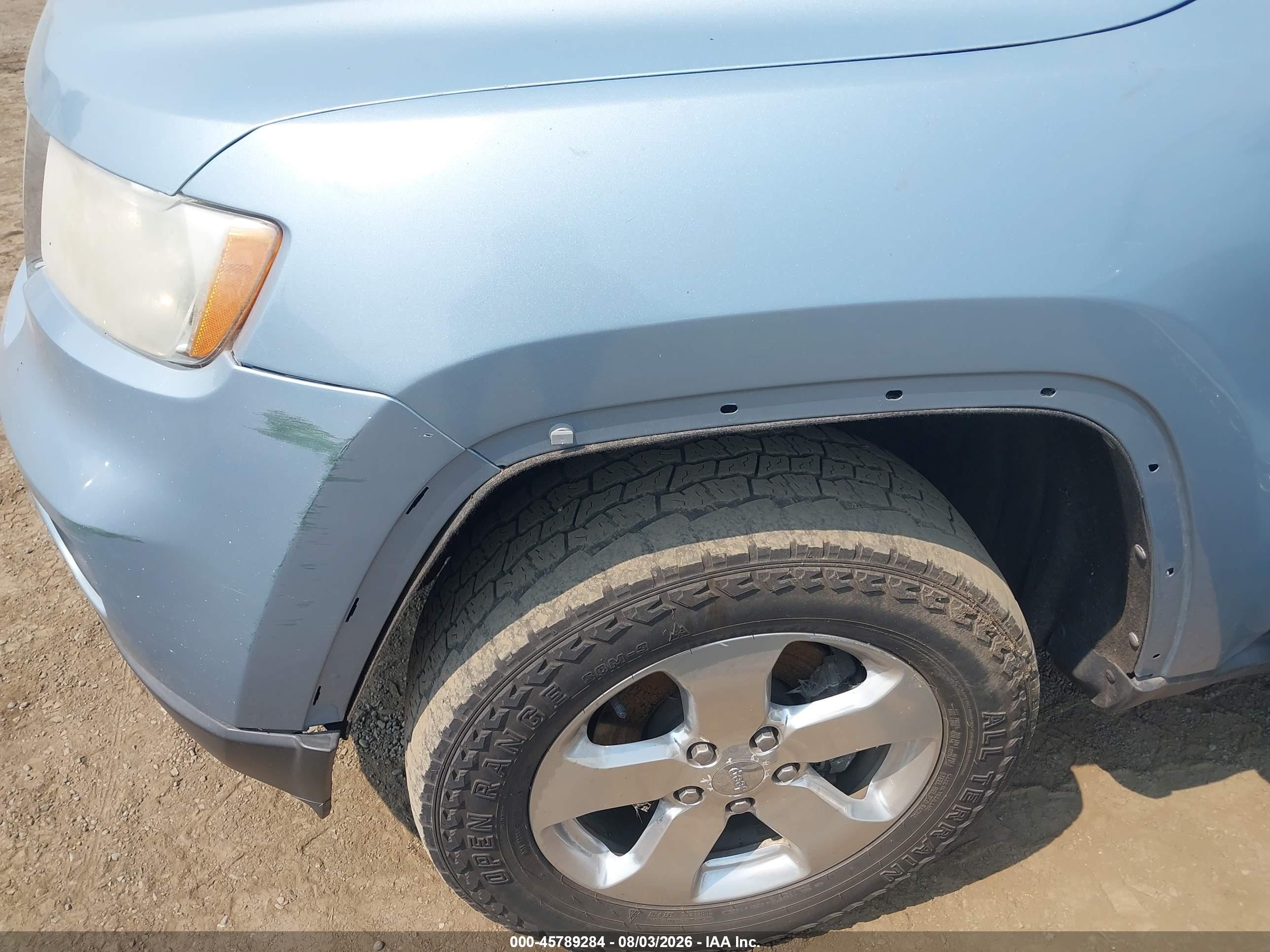 2012 Jeep Grand Cherokee Overland Blue vin: 1C4RJFCG1CC346402