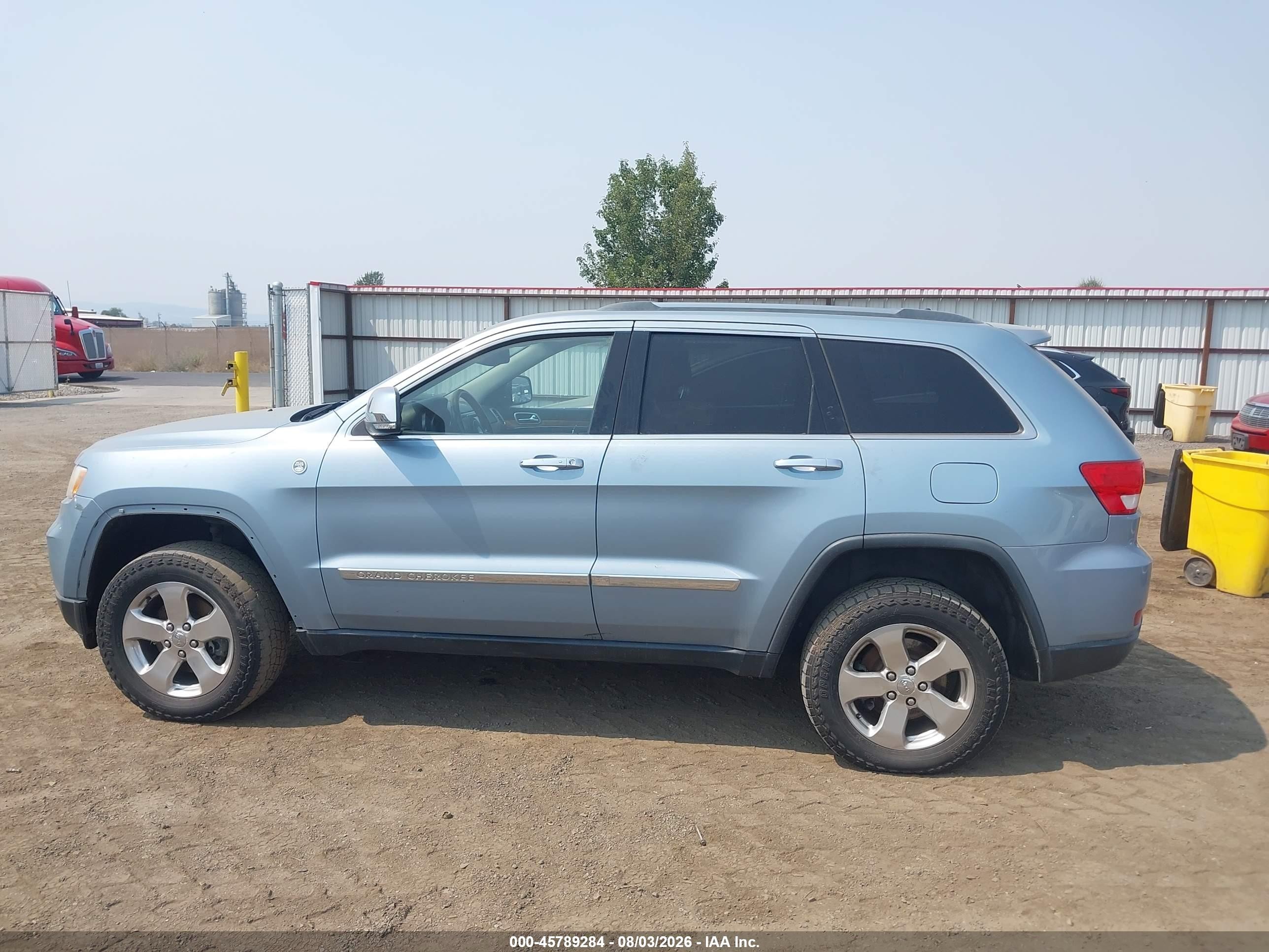 2012 Jeep Grand Cherokee Overland Blue vin: 1C4RJFCG1CC346402