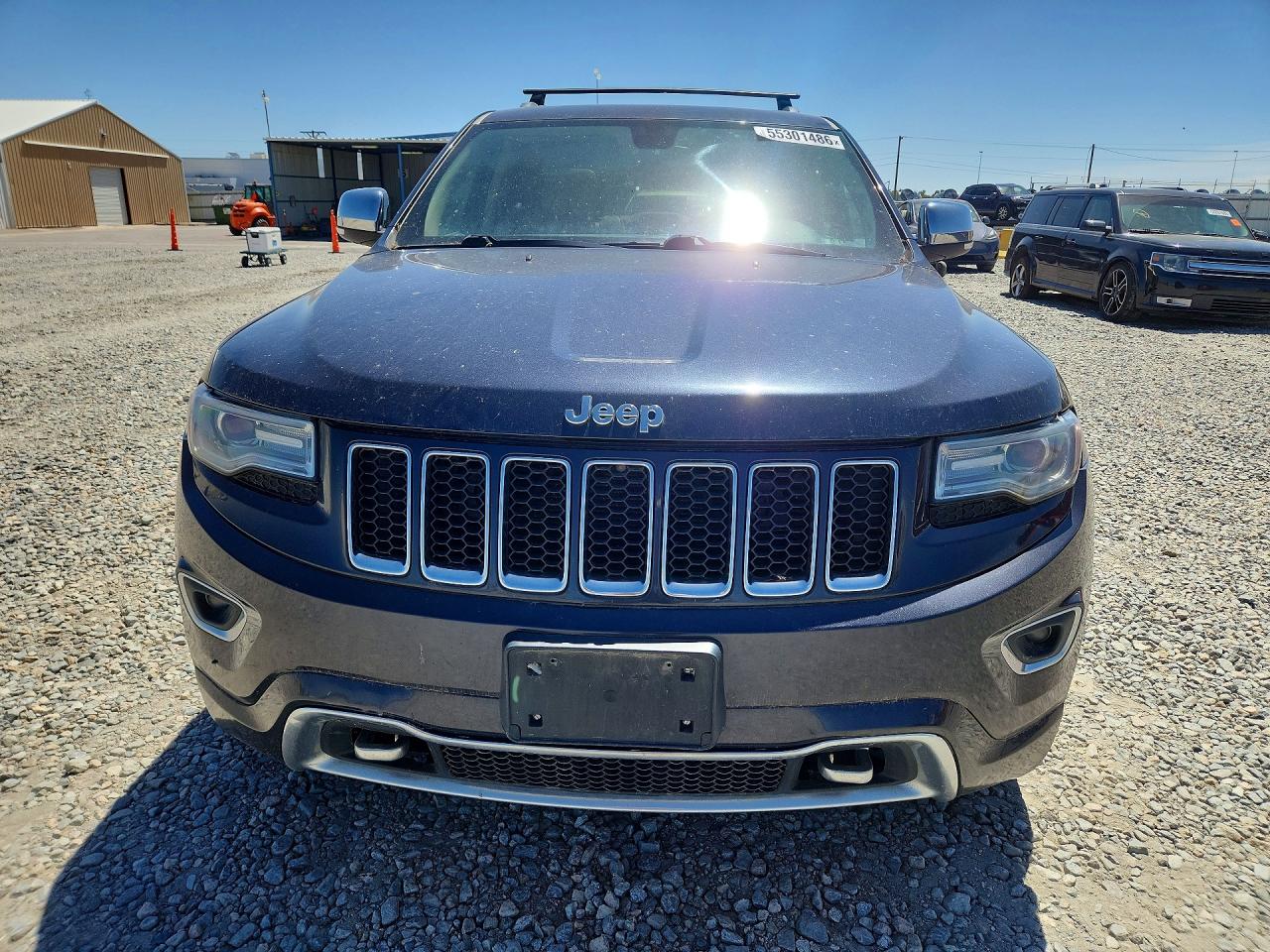 2014 Jeep Grand Cherokee Overland Синий vin: 1C4RJFCG1EC181437