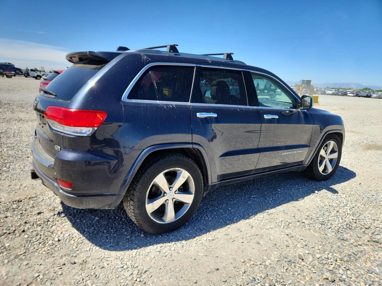 2014 Jeep Grand Cherokee Overland Синий vin: 1C4RJFCG1EC181437