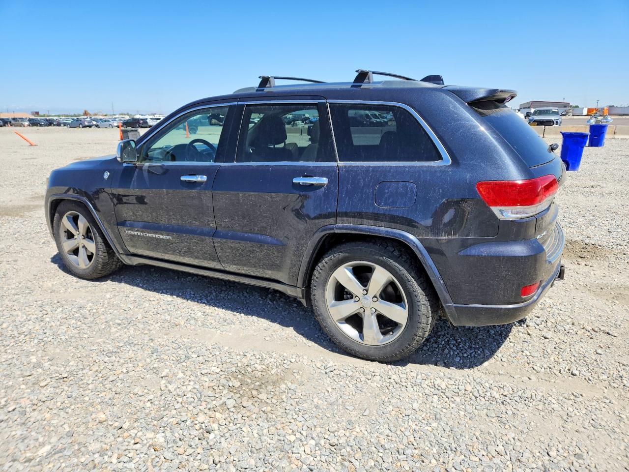 2014 Jeep Grand Cherokee Overland Синий vin: 1C4RJFCG1EC181437