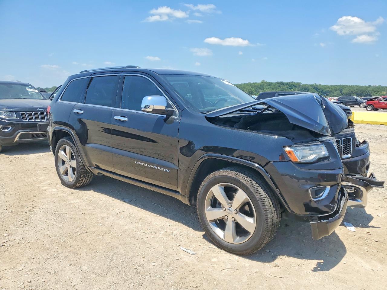 2014 Jeep Grand Cherokee Overland Black vin: 1C4RJFCG1EC264558