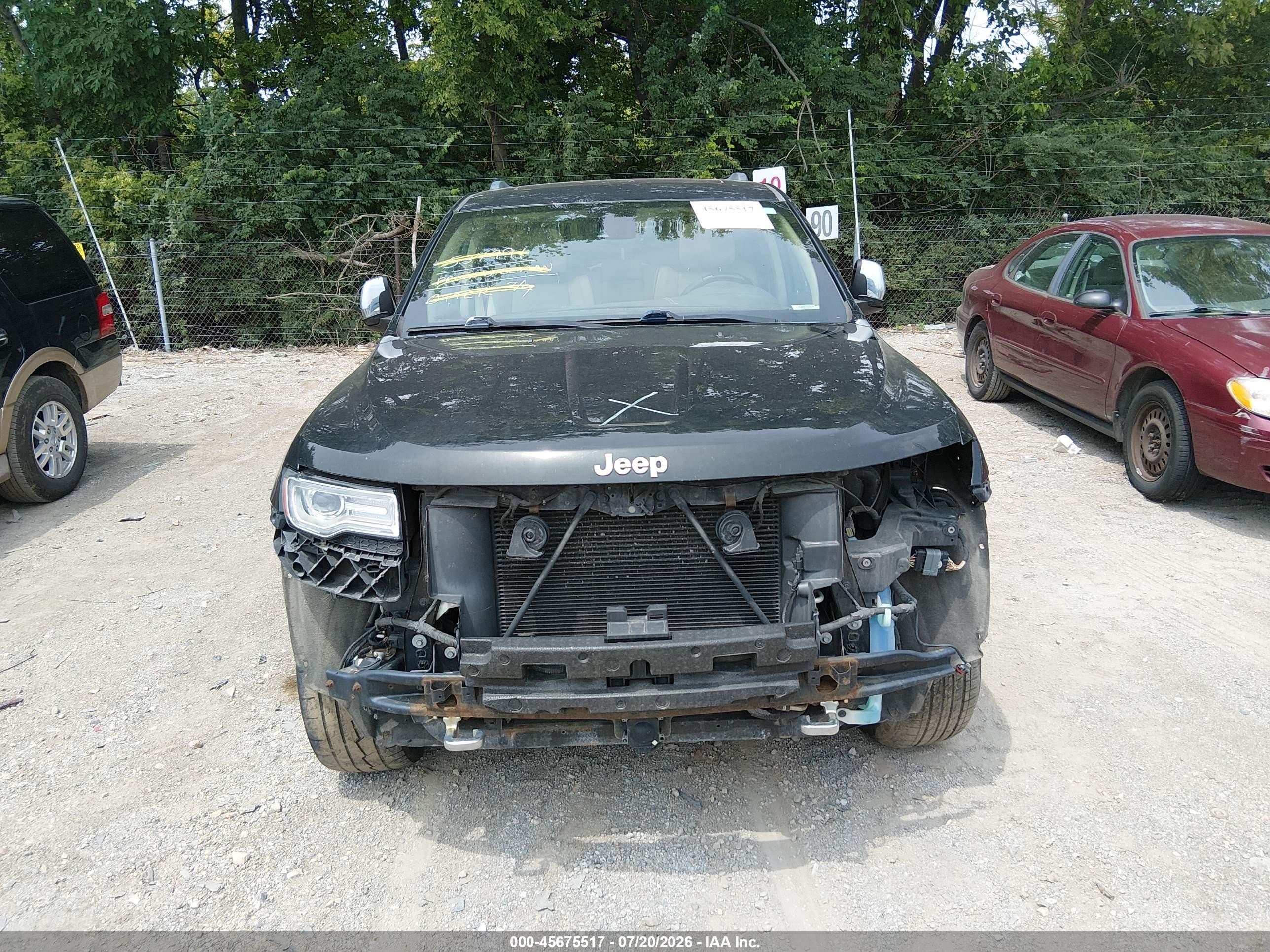 2014 Jeep Grand Cherokee Overland Черный vin: 1C4RJFCG1EC523100