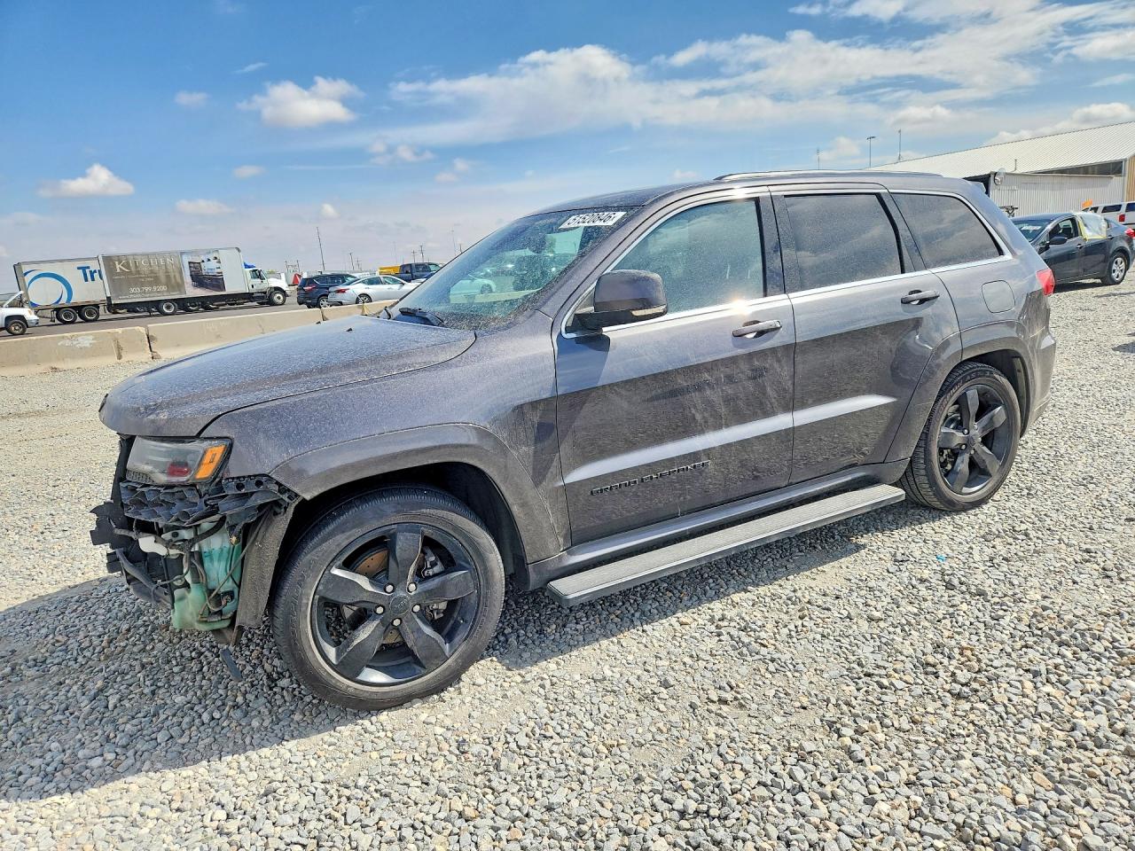 2015 Jeep Grand Cherokee Overland Gray vin: 1C4RJFCG1FC210226