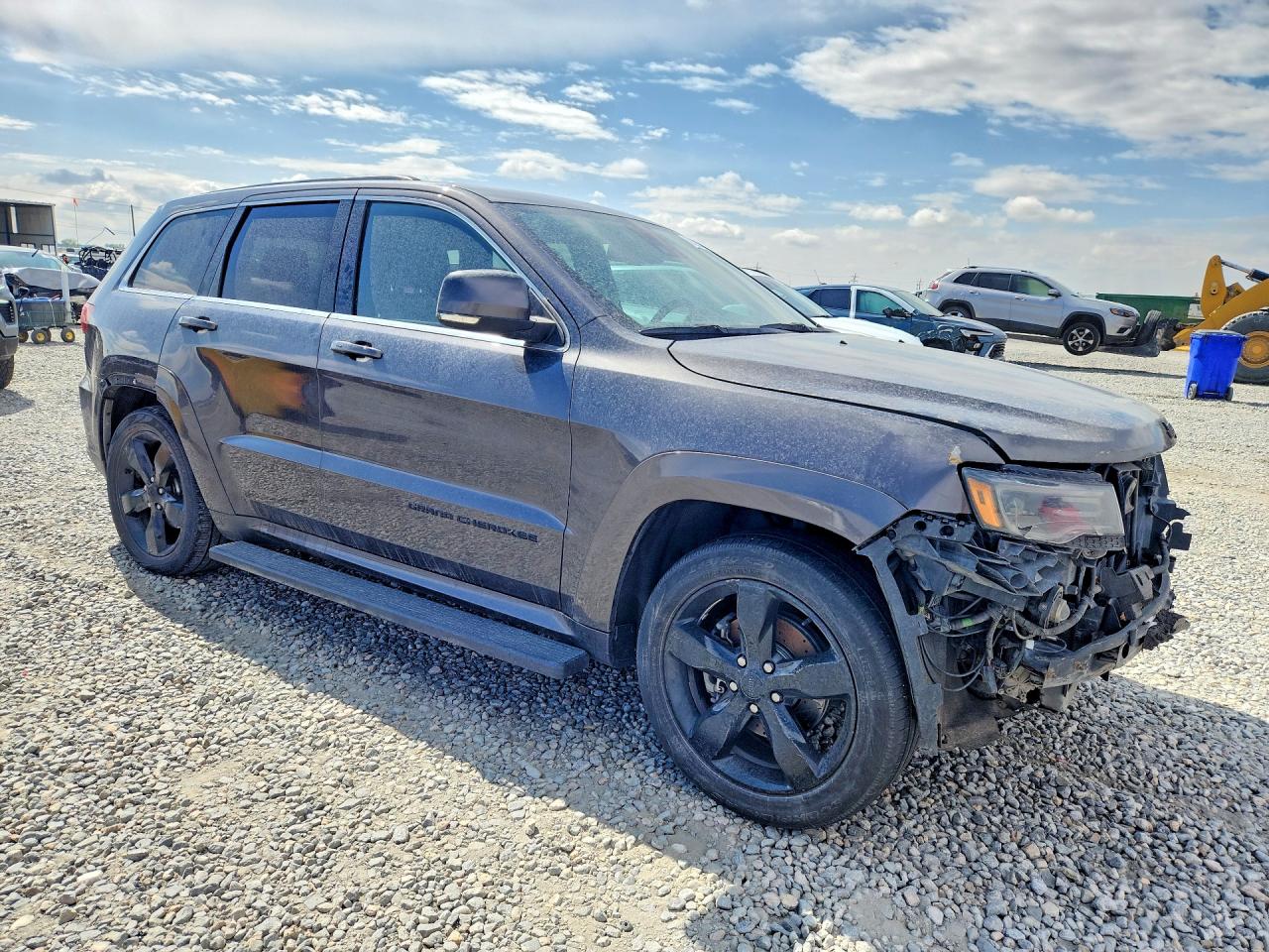2015 Jeep Grand Cherokee Overland Gray vin: 1C4RJFCG1FC210226
