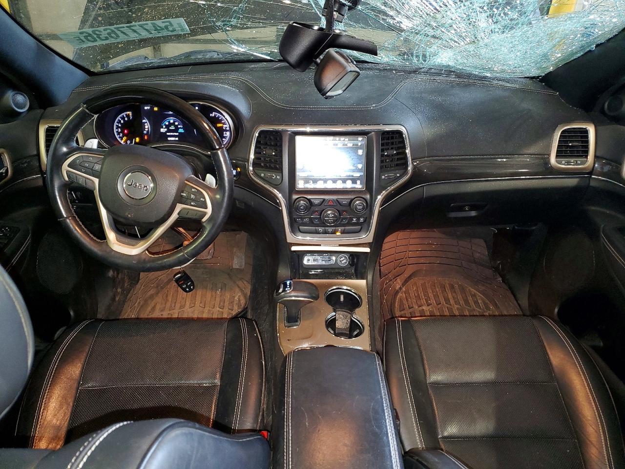 2015 Jeep Grand Cherokee Overland Серый vin: 1C4RJFCG1FC619844