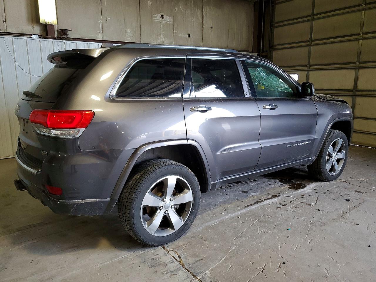 2015 Jeep Grand Cherokee Overland Серый vin: 1C4RJFCG1FC619844
