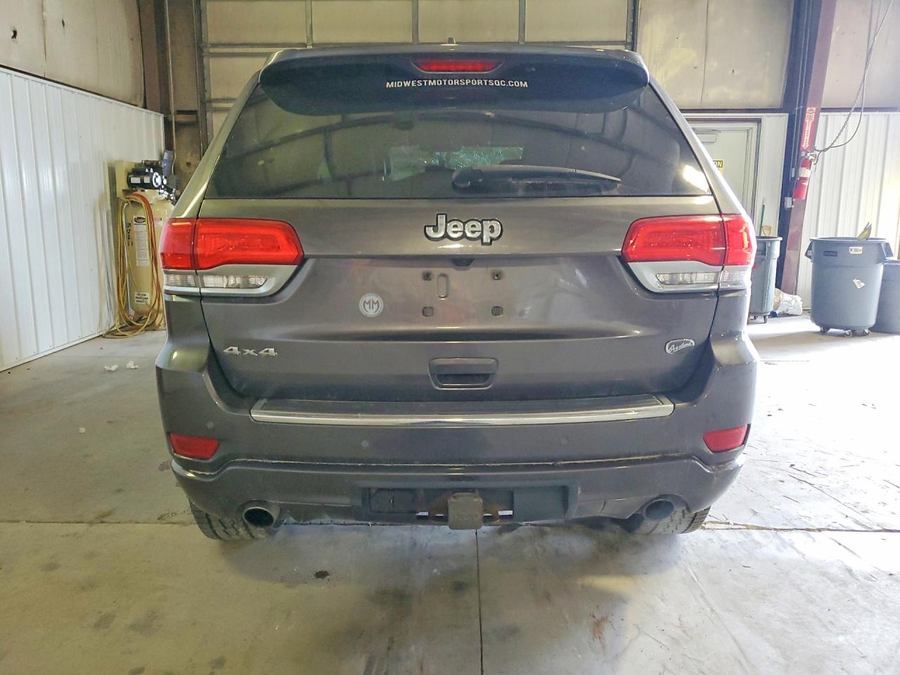 2015 Jeep Grand Cherokee Overland Серый vin: 1C4RJFCG1FC619844