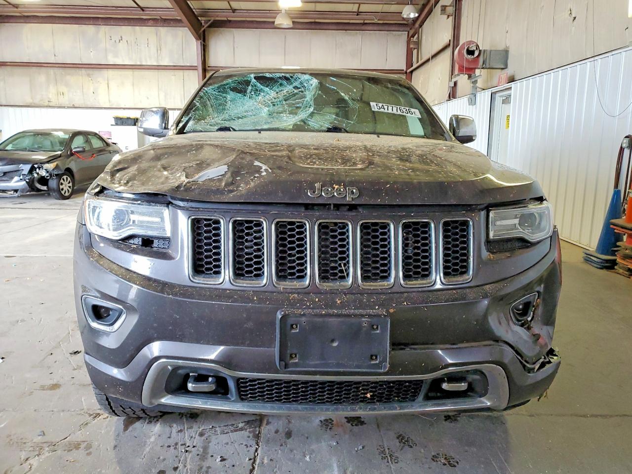 2015 Jeep Grand Cherokee Overland Серый vin: 1C4RJFCG1FC619844