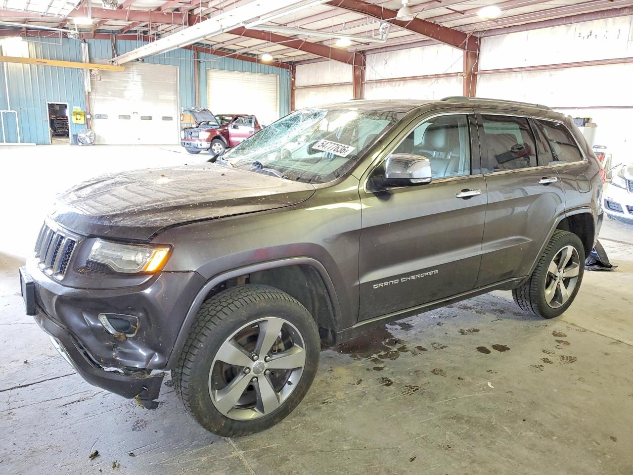 2015 Jeep Grand Cherokee Overland Серый vin: 1C4RJFCG1FC619844
