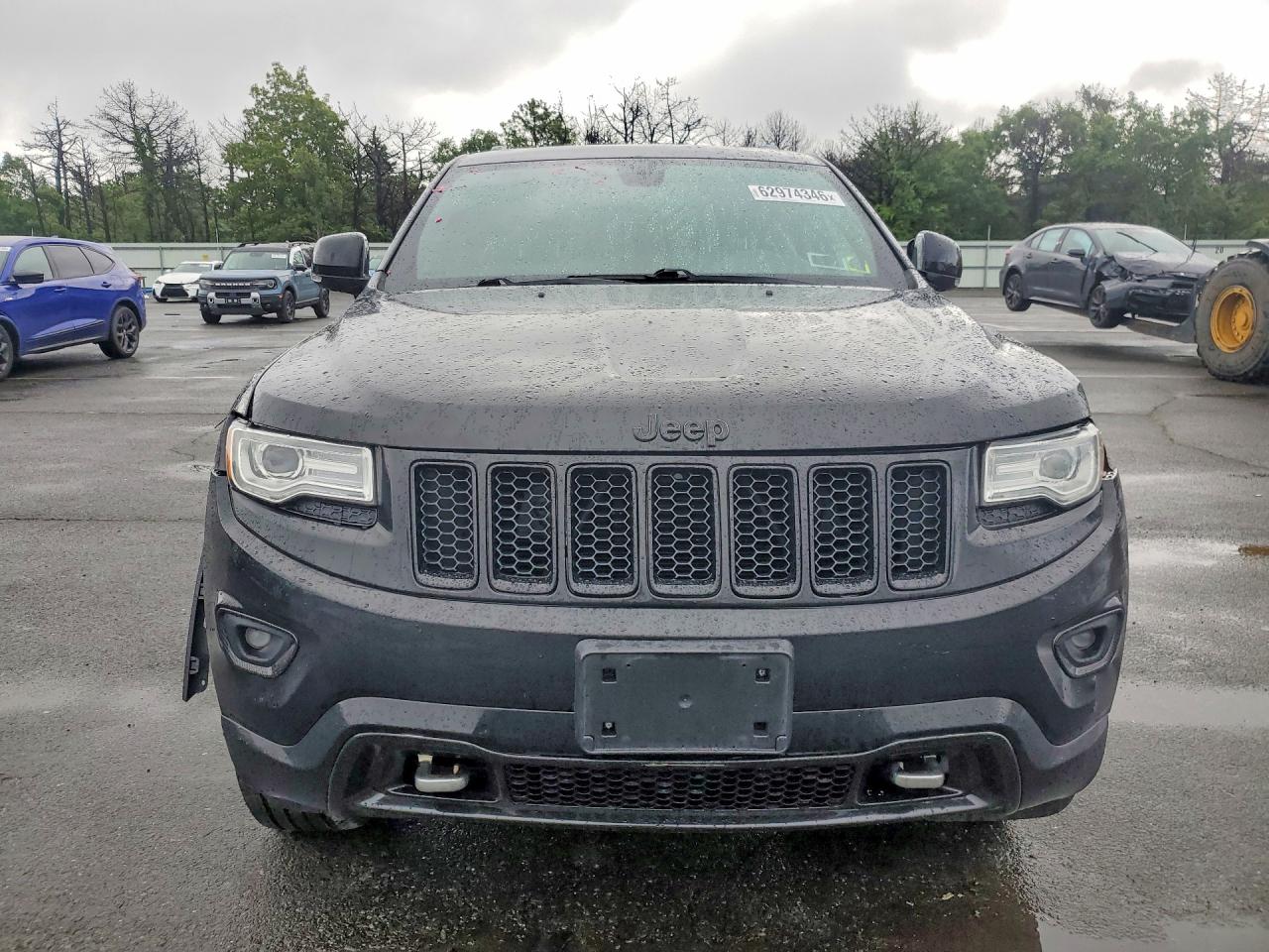 2015 Jeep Grand Cherokee Overland Charcoal vin: 1C4RJFCG1FC620069