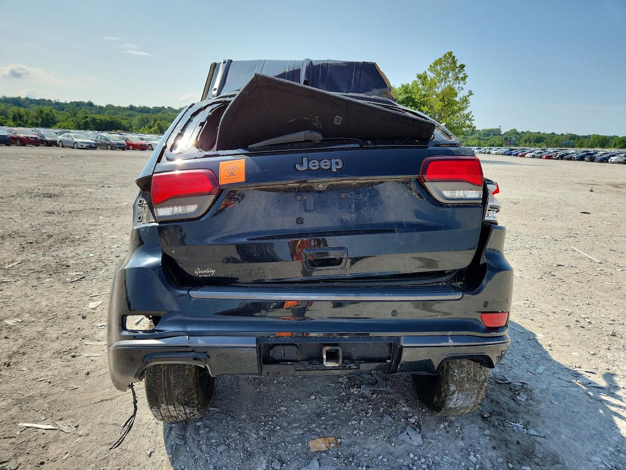 2018 Jeep Grand Cherokee Overland Black vin: 1C4RJFCG1JC118039