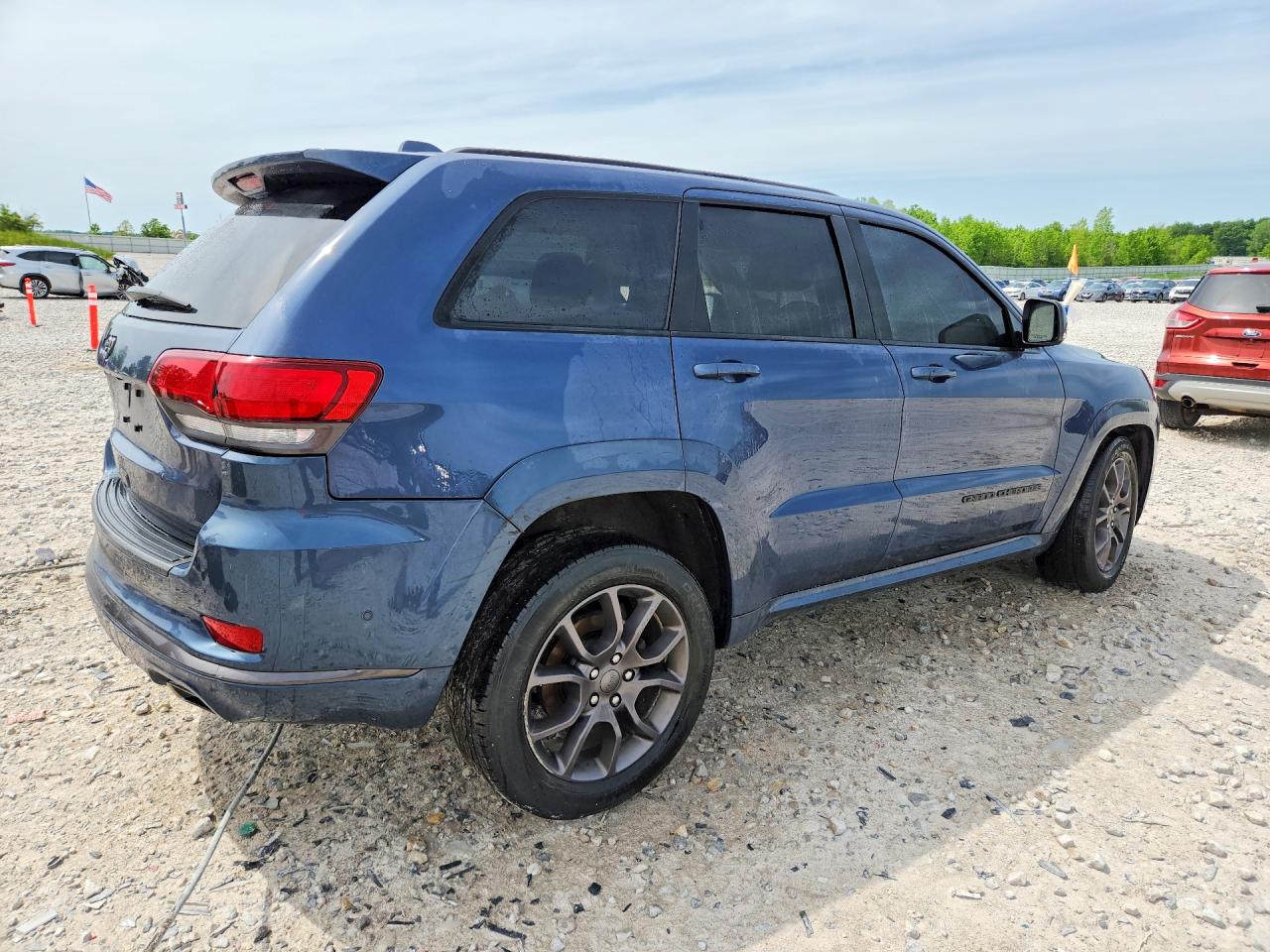 2021 Jeep Grand Cherokee Overland Blue vin: 1C4RJFCG1MC594344