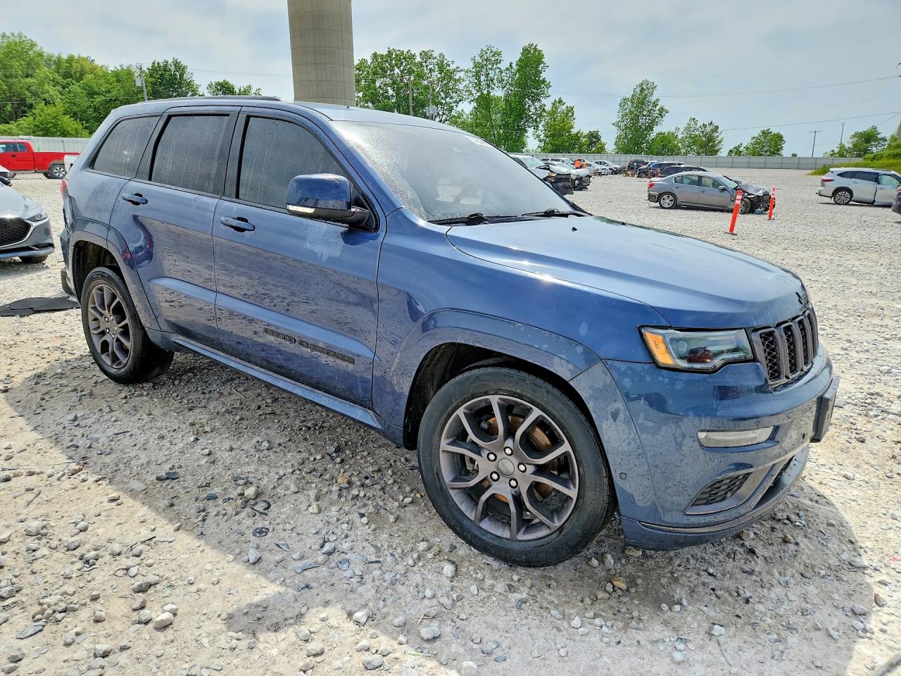 2021 Jeep Grand Cherokee Overland Blue vin: 1C4RJFCG1MC594344
