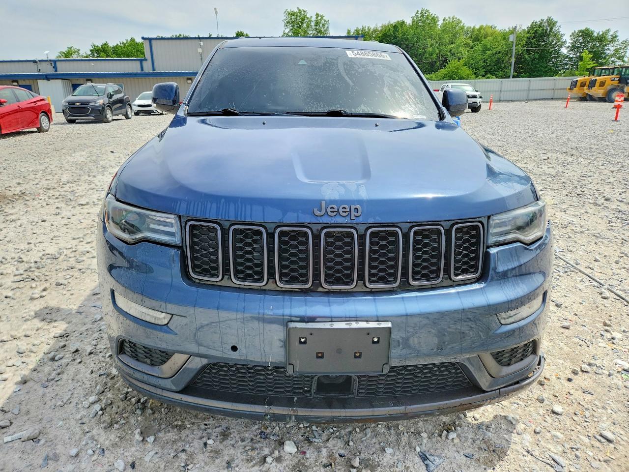 2021 Jeep Grand Cherokee Overland Blue vin: 1C4RJFCG1MC594344