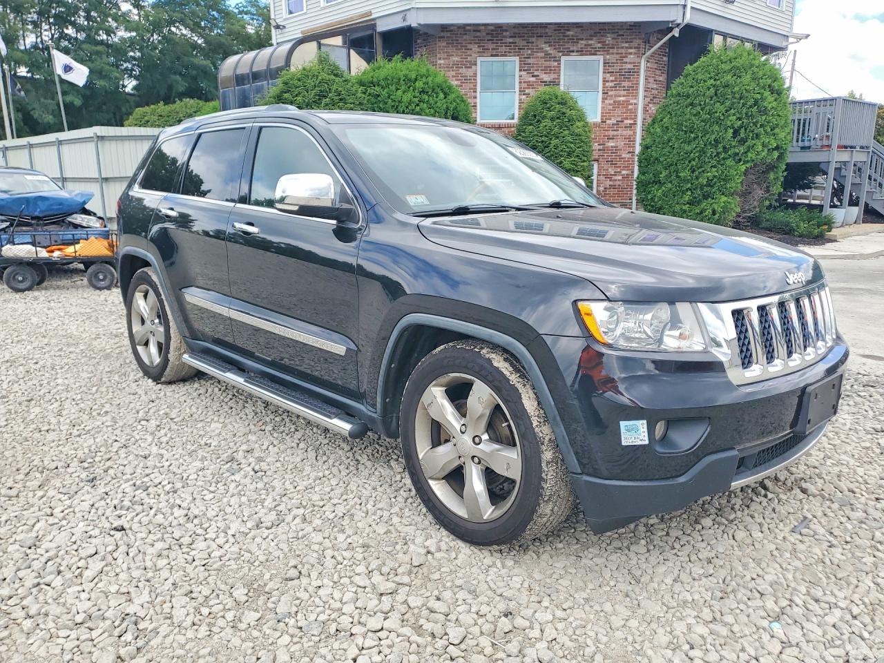 2012 Jeep Grand Cherokee Overland Black vin: 1C4RJFCG2CC133331