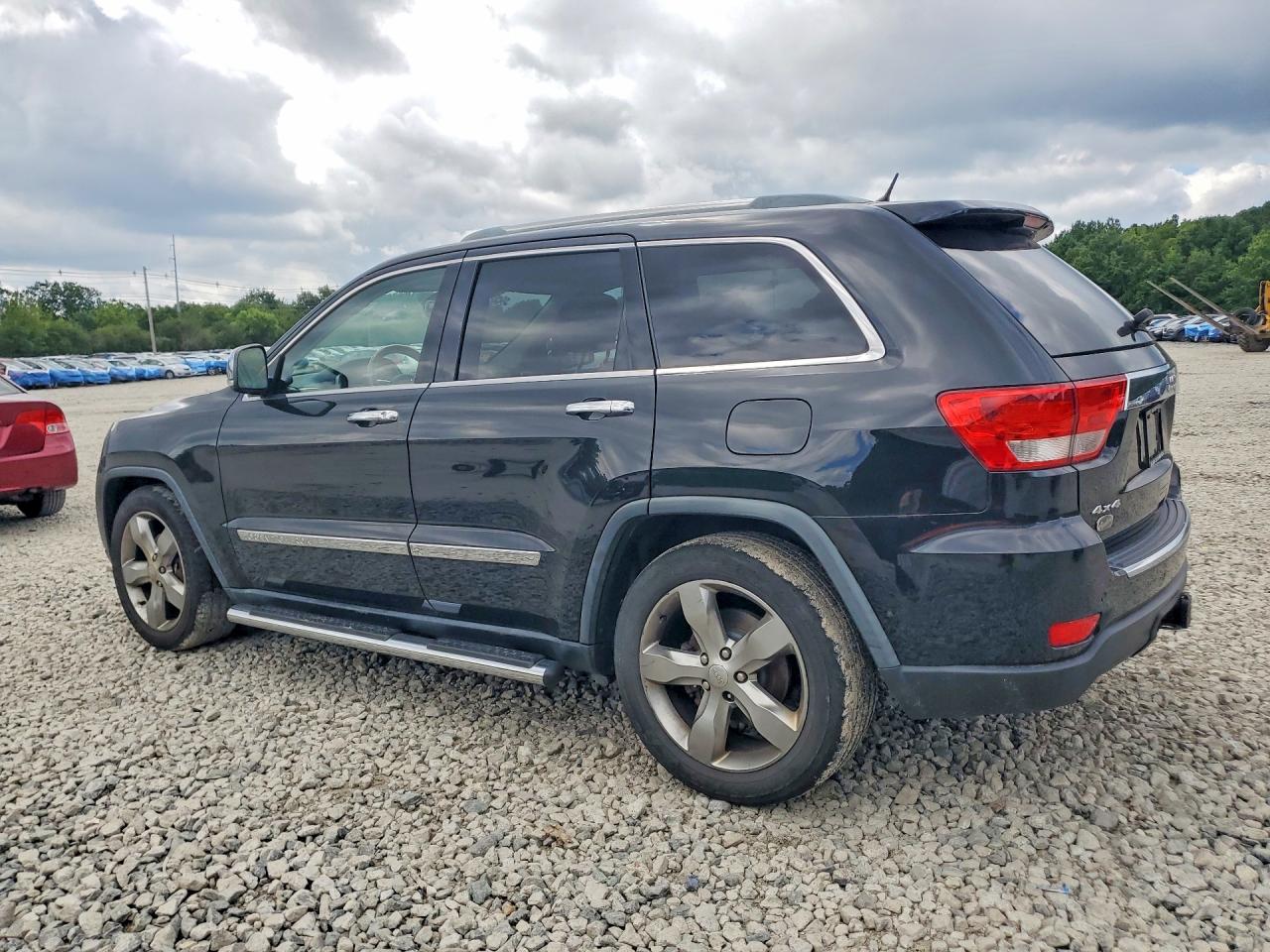 2012 Jeep Grand Cherokee Overland Black vin: 1C4RJFCG2CC133331