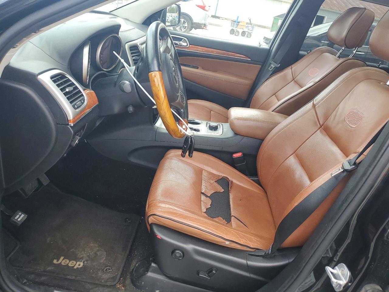 2012 Jeep Grand Cherokee Overland Black vin: 1C4RJFCG2CC184716