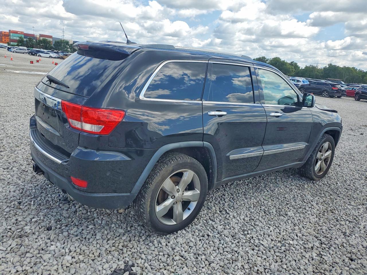 2012 Jeep Grand Cherokee Overland Black vin: 1C4RJFCG2CC184716