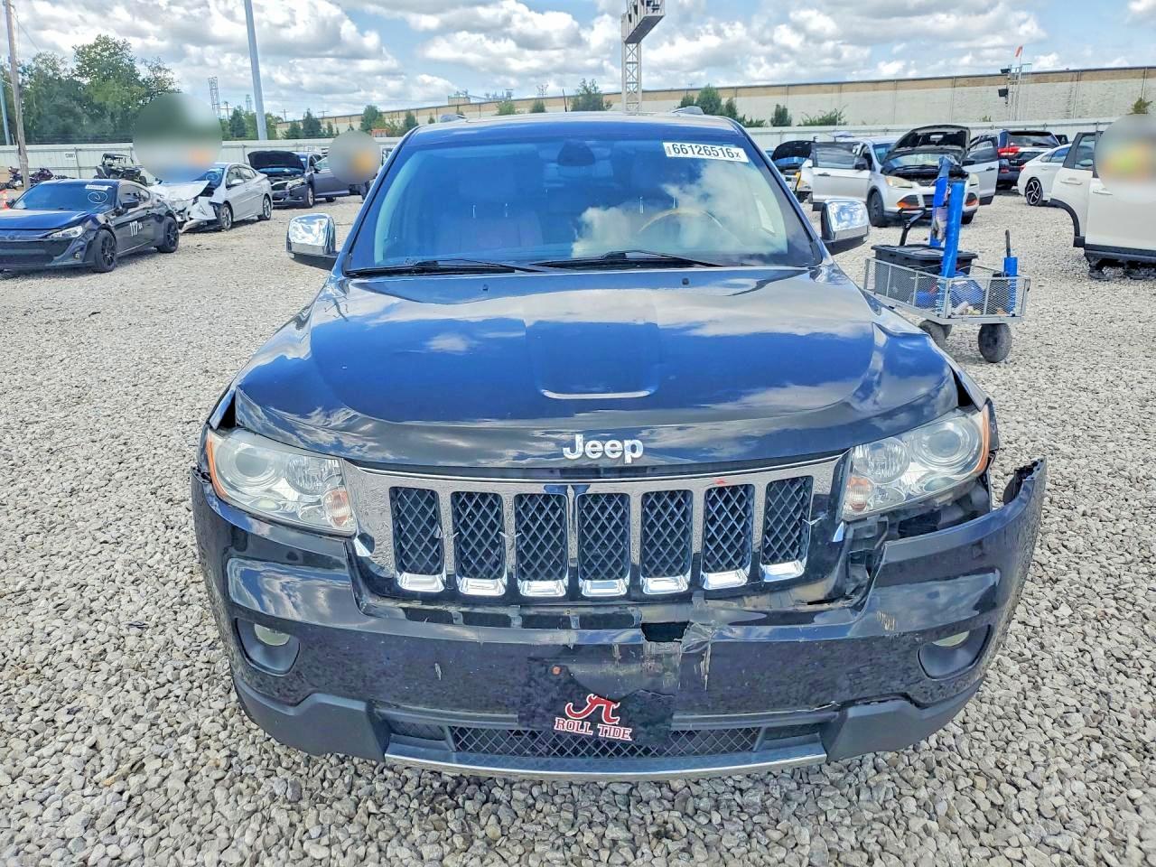 2012 Jeep Grand Cherokee Overland Black vin: 1C4RJFCG2CC184716