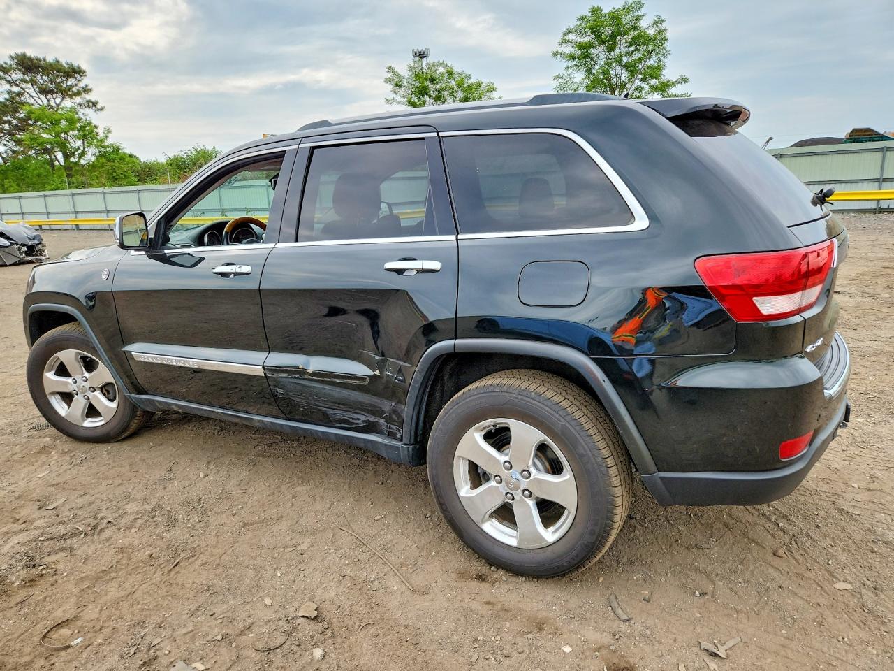 2012 Jeep Grand Cherokee Overland Черный vin: 1C4RJFCG2CC351768