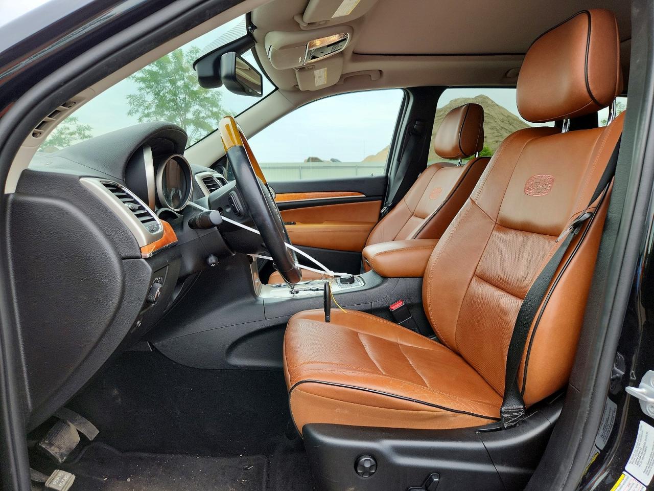 2012 Jeep Grand Cherokee Overland Черный vin: 1C4RJFCG2CC351768