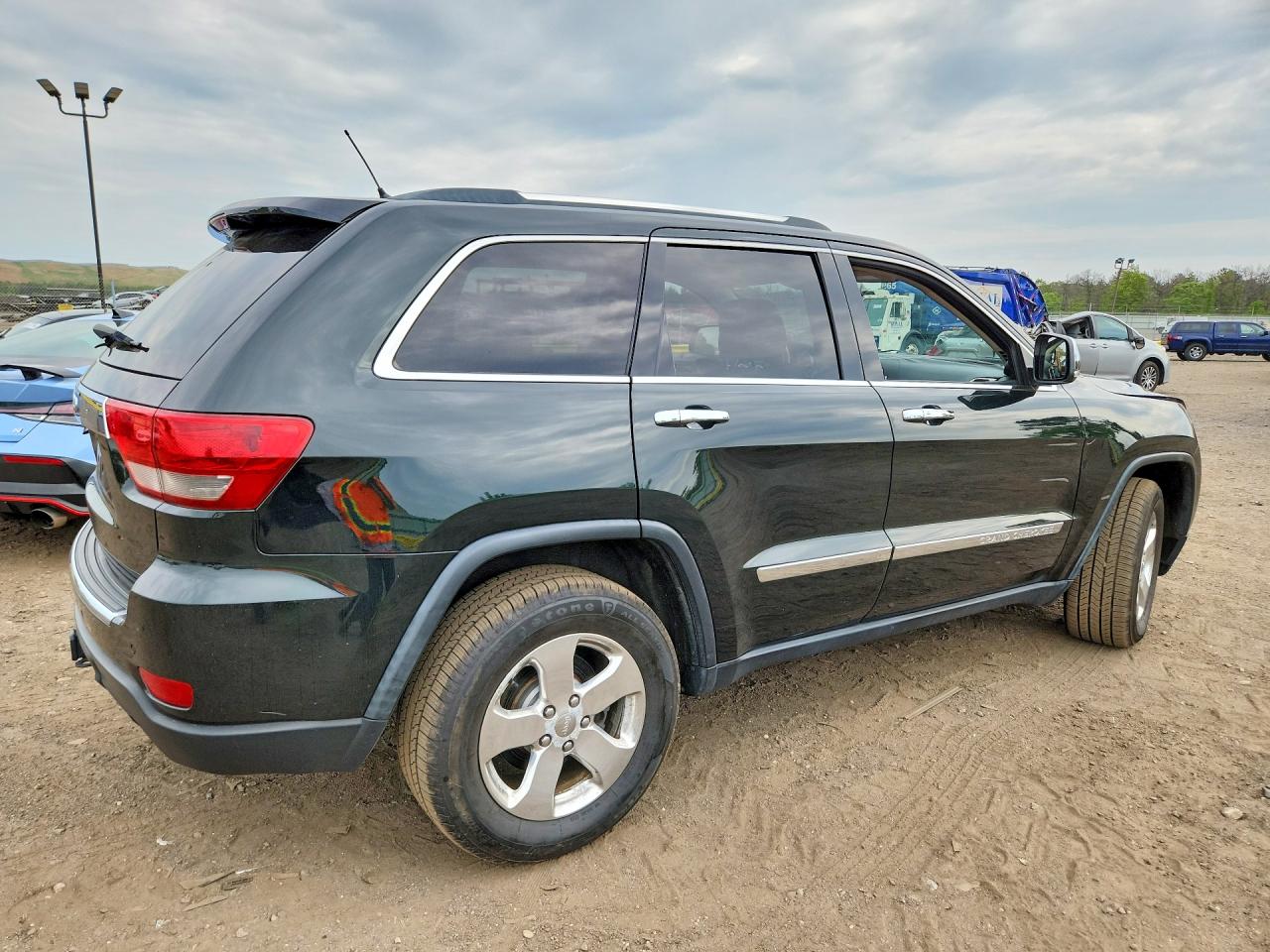 2012 Jeep Grand Cherokee Overland Черный vin: 1C4RJFCG2CC351768