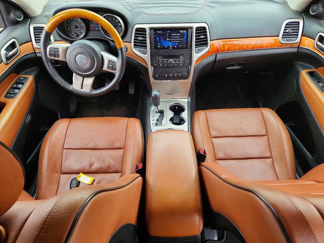 2012 Jeep Grand Cherokee Overland Черный vin: 1C4RJFCG2CC351768
