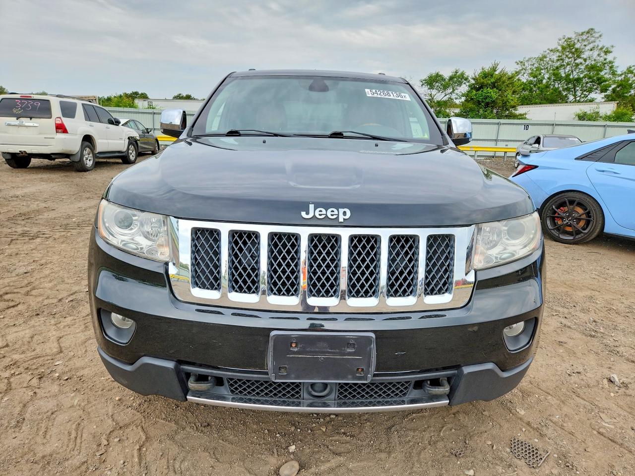 2012 Jeep Grand Cherokee Overland Черный vin: 1C4RJFCG2CC351768