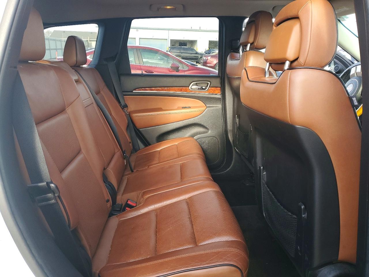 2013 Jeep Grand Cherokee Overland White vin: 1C4RJFCG2DC543449