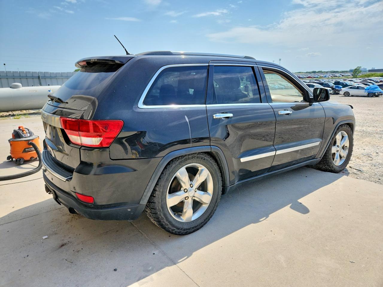 2013 Jeep Grand Cherokee Overland Black vin: 1C4RJFCG2DC654518