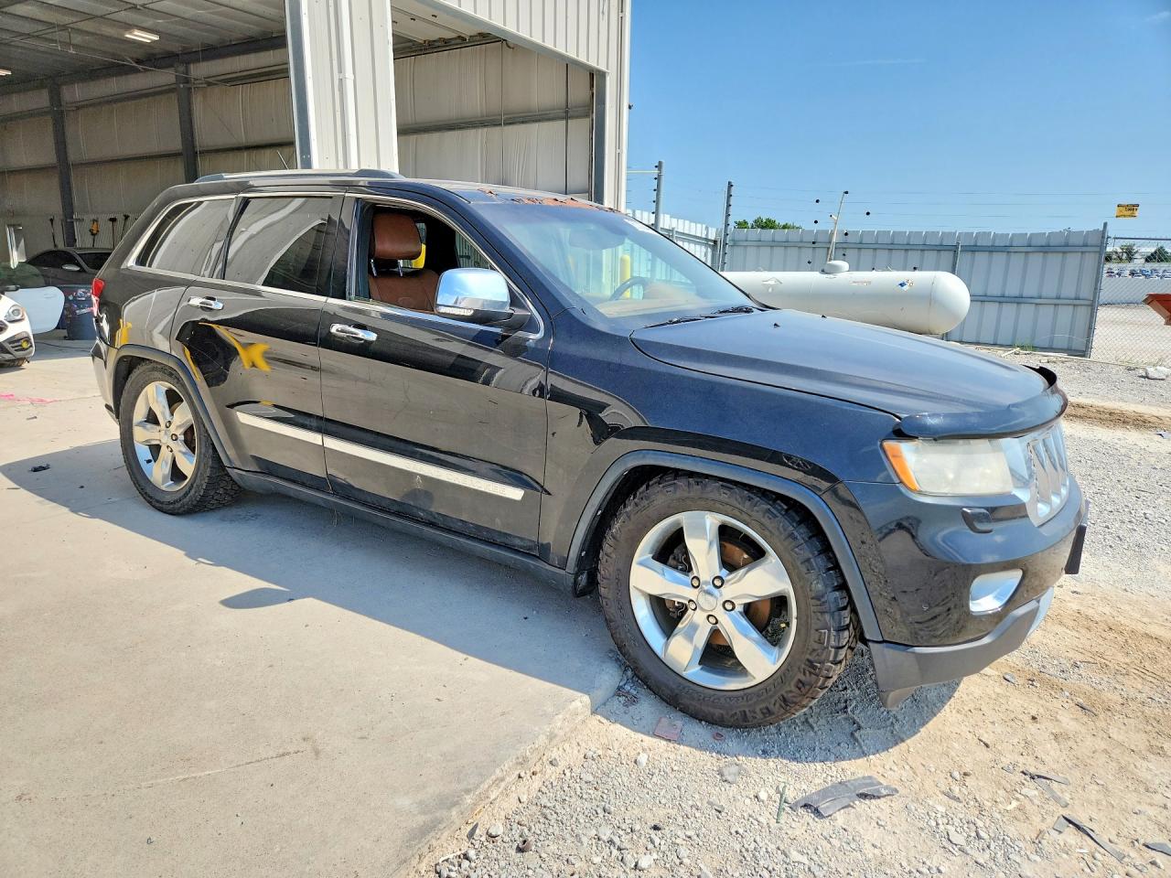 2013 Jeep Grand Cherokee Overland Black vin: 1C4RJFCG2DC654518