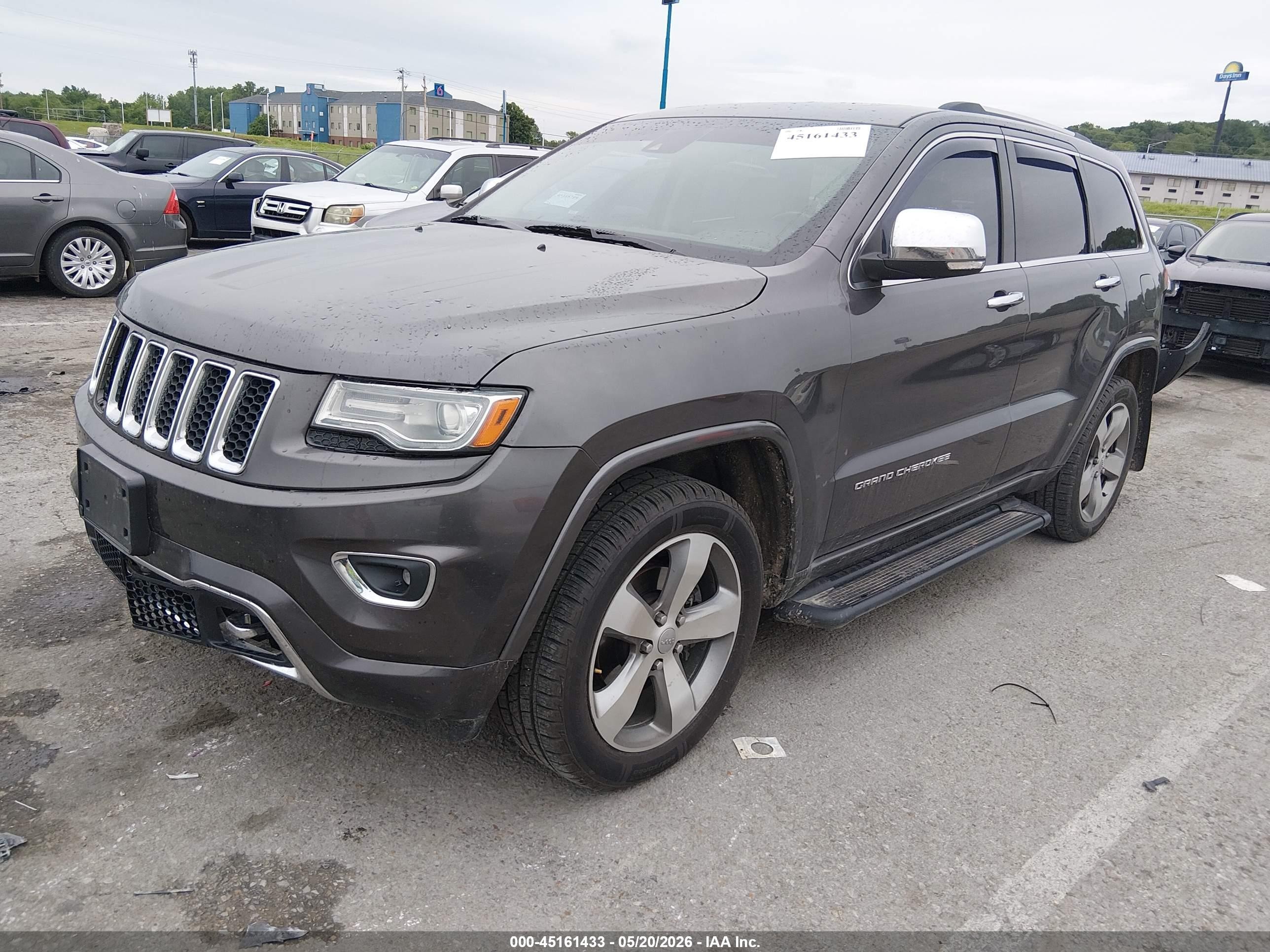 2014 Jeep Grand Cherokee Overland Gray vin: 1C4RJFCG2EC211352