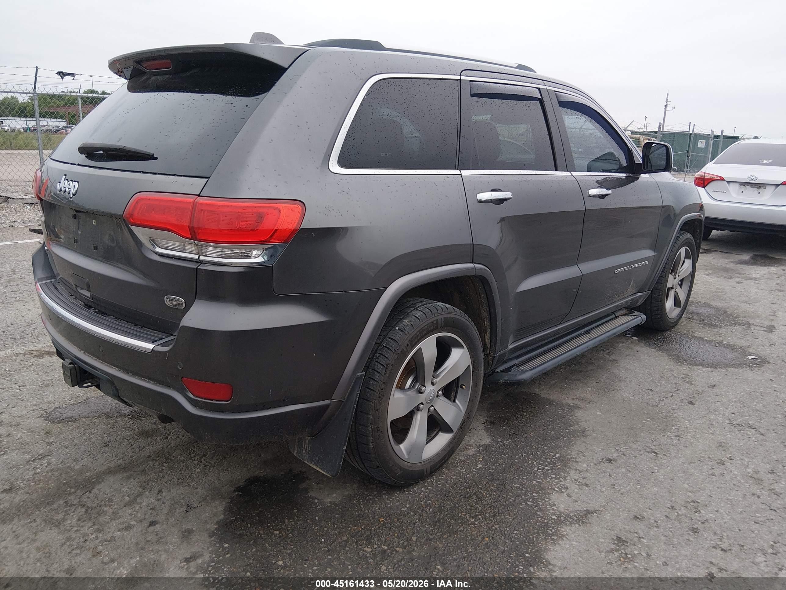 2014 Jeep Grand Cherokee Overland Gray vin: 1C4RJFCG2EC211352