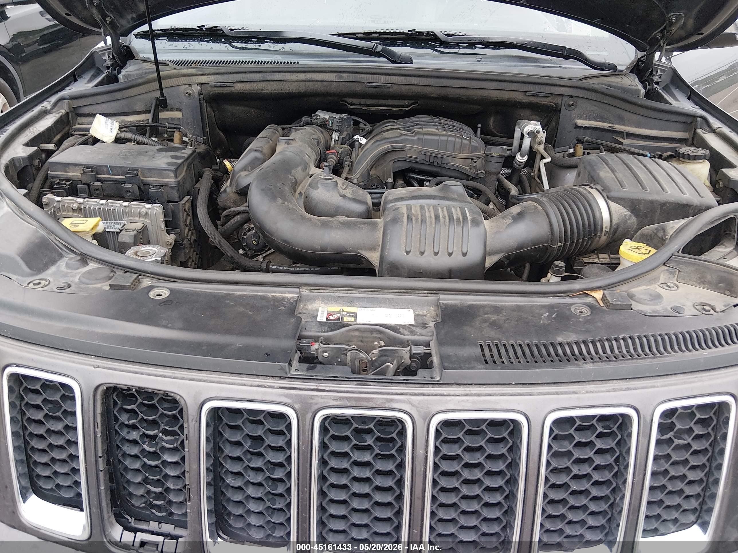 2014 Jeep Grand Cherokee Overland Gray vin: 1C4RJFCG2EC211352