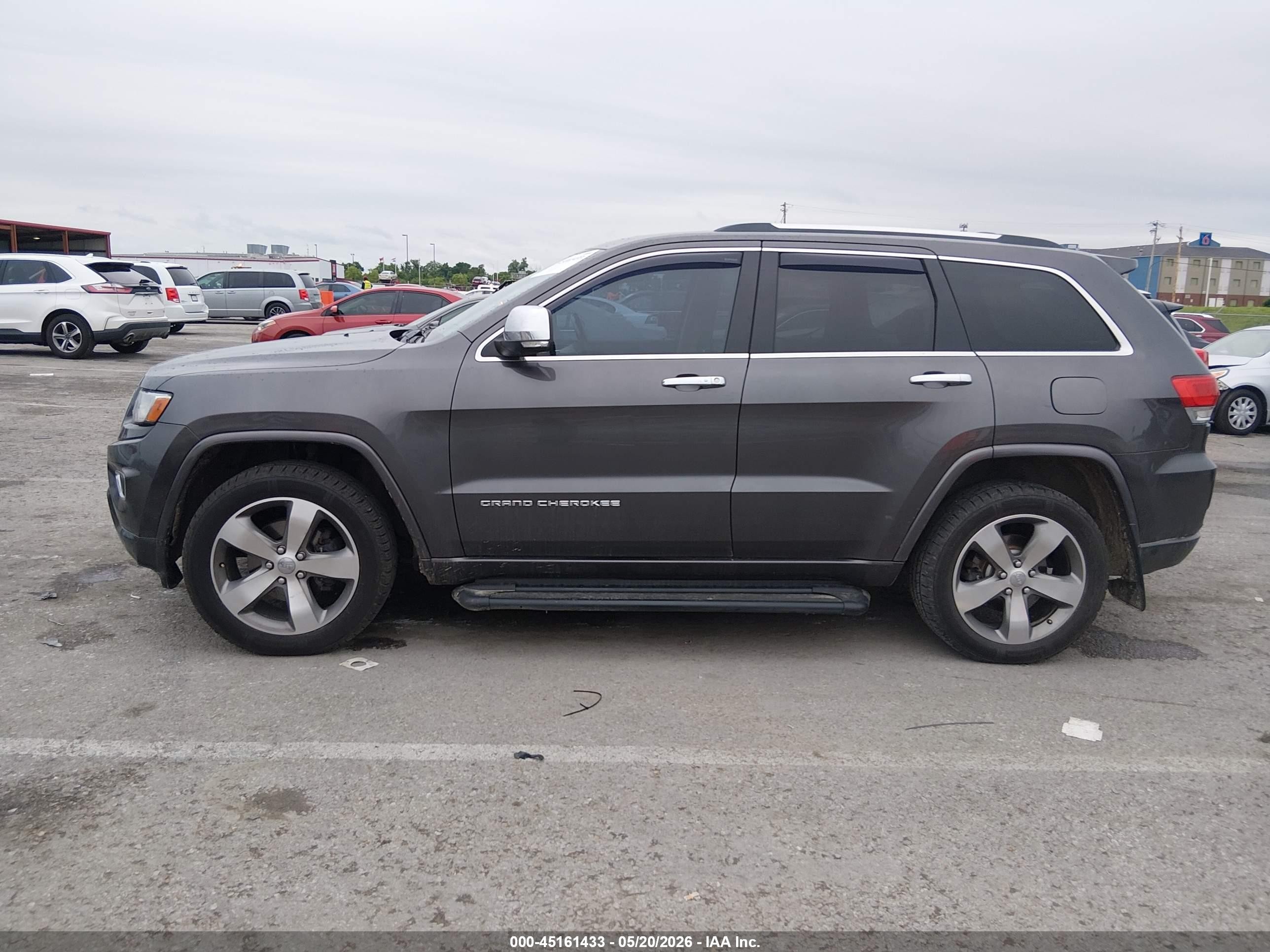2014 Jeep Grand Cherokee Overland Gray vin: 1C4RJFCG2EC211352
