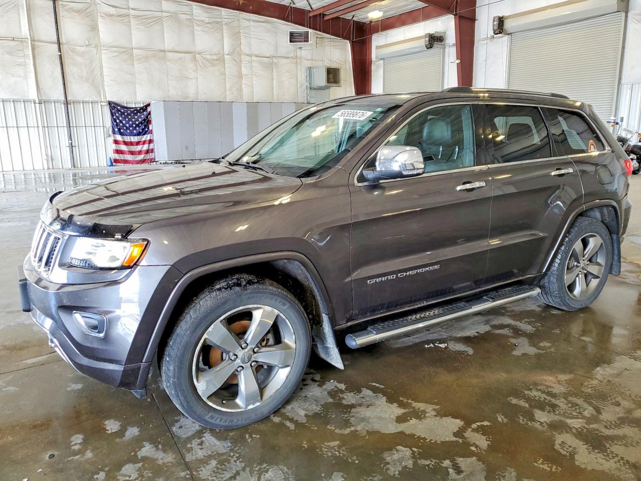2014 Jeep Grand Cherokee Overland Gray vin: 1C4RJFCG2EC294216