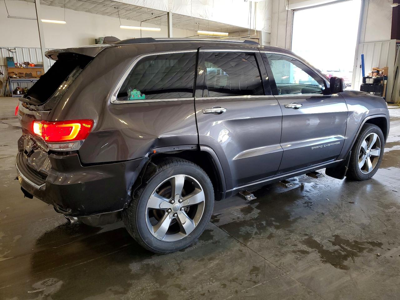 2014 Jeep Grand Cherokee Overland Gray vin: 1C4RJFCG2EC294216