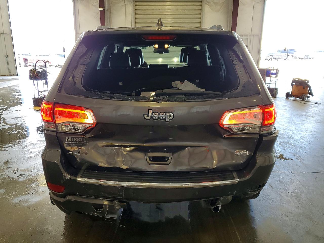2014 Jeep Grand Cherokee Overland Gray vin: 1C4RJFCG2EC294216